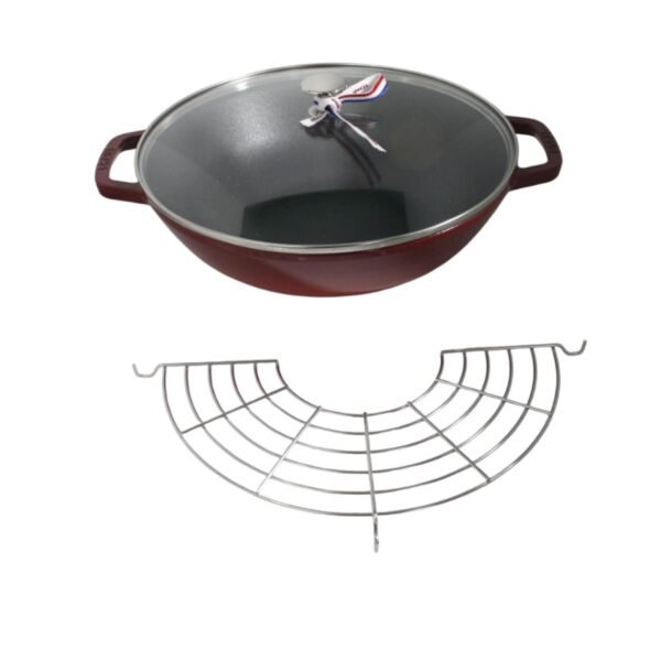 STAUB PANS - Wok con Tapa de Vidrio, 30 cm - Imagen 4