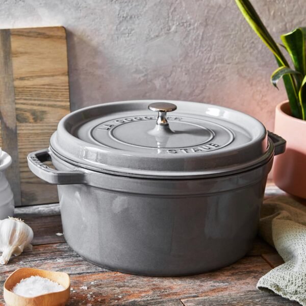 Staub Hierro Fundido - Cocottes, Gris Grafito, 3.7L - Imagen 3