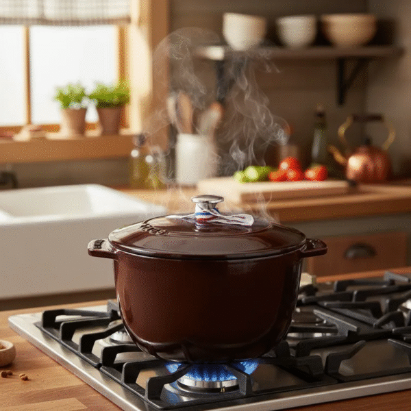 Olla Cocotte Arrocera con Tapa, 16cm Hierro Fundido - Imagen 5