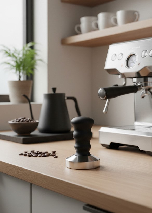 Motta - Tamper para café con base de acero inoxidable, 5.8cm - Imagen 7