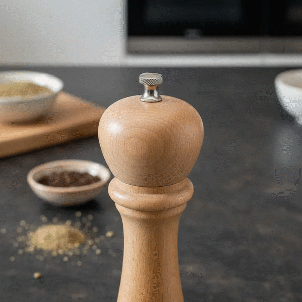 Bisetti Roma Molino de pimienta de madera de haya, 33 cm - Imagen 3