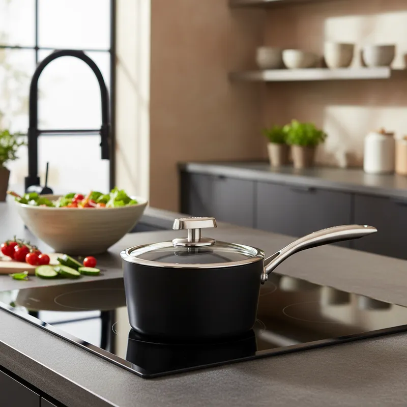 Scanpan PRO IQ - Sartén antiadherente con tapa, 1.8L - Imagen 6