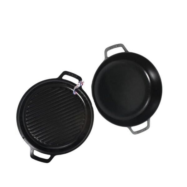 STAUB BRAISSERS - Olla para Asado Parrilla con Tapa, 26 cm - Imagen 3