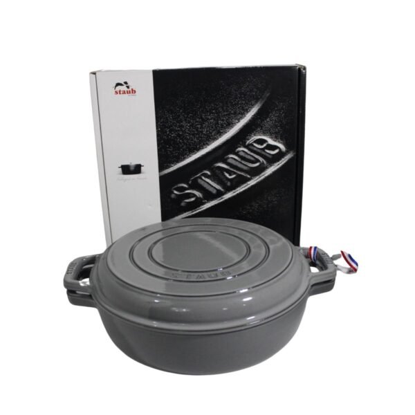STAUB BRAISSERS - Olla para Asado Parrilla con Tapa, 26 cm - Imagen 4