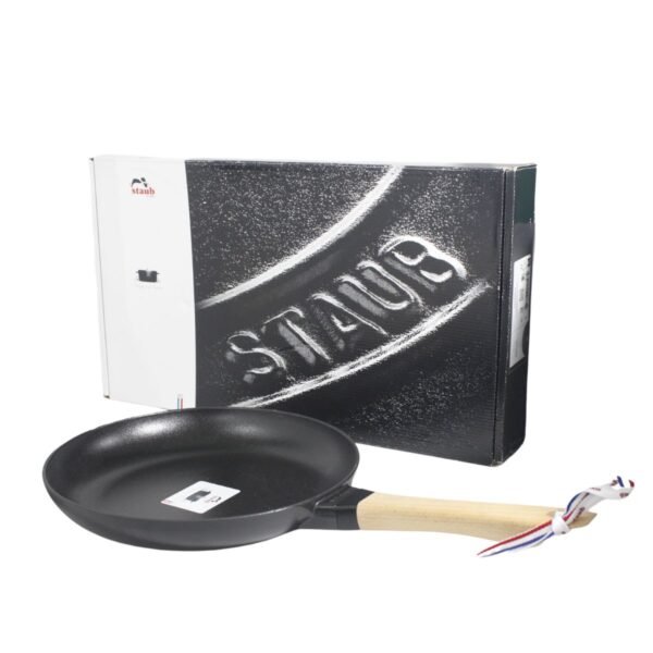 STAUB PANS - Sartén Negra con Mango de Madera, 28 cm - Imagen 3