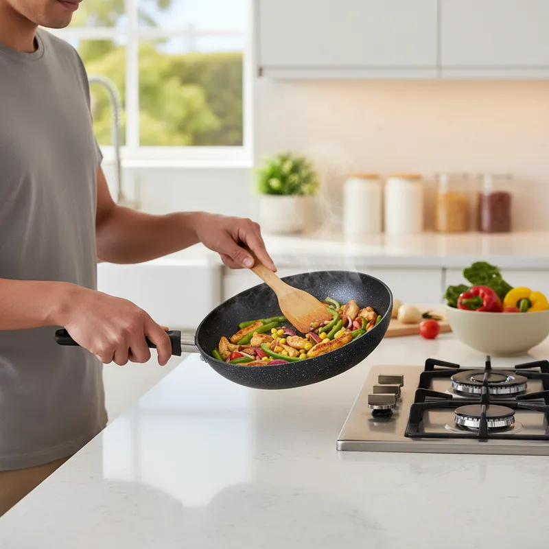 Olympia Hard Cook – Sartén de aluminio, 20cm - Imagen 7