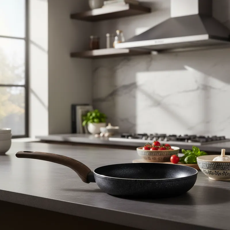 Mopita - Sartén antiadherente de aluminio con parte inferior plana, 28cm - Imagen 8