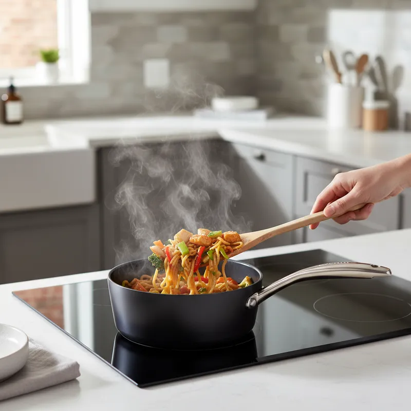 Scanpan PRO IQ - Sartén antiadherente con tapa, 1.8L - Imagen 5