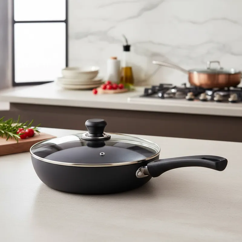 Scanpan Sartén antiadherente clásica con tapa, 26cm - Imagen 7