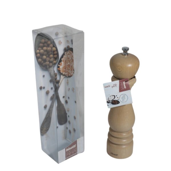 Bisetti Roma - Molino de sal de madera de haya, 25cm - Imagen 3