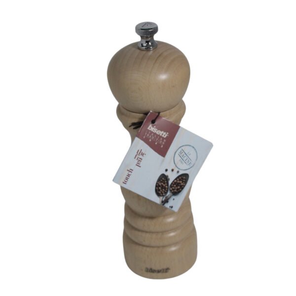Bisetti - Molino de pimienta de haya Roma, 18 cm - Imagen 2