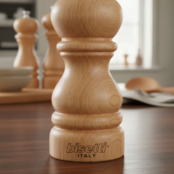 Bisetti - Molino de pimienta de haya Roma, 13 cm - Imagen 3