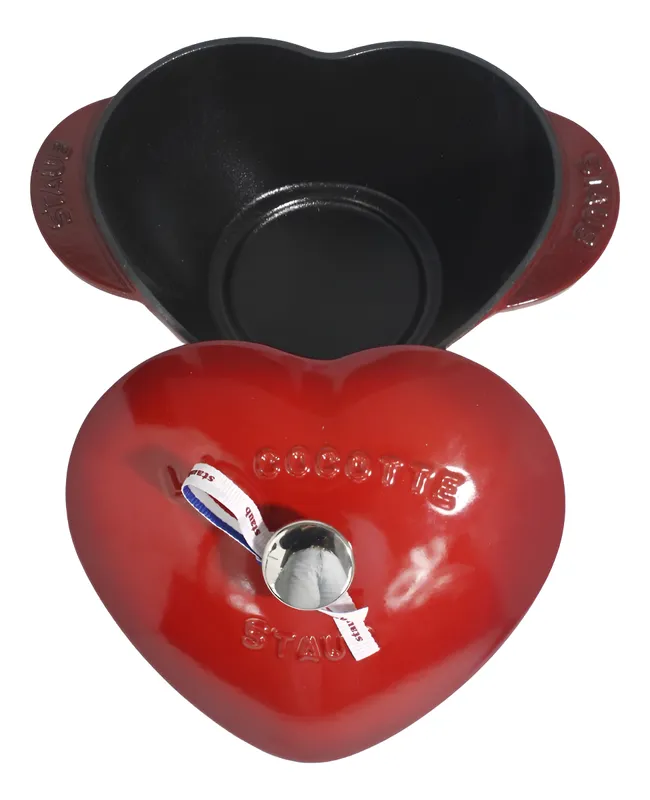 Staub - Olla Cocotte en forma de corazón, cereza - Imagen 3