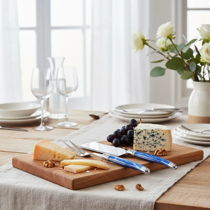 Laguiole Premium - CLERMONT COUTELLERIE, Cortador de queso, 2 piezas - Imagen 7