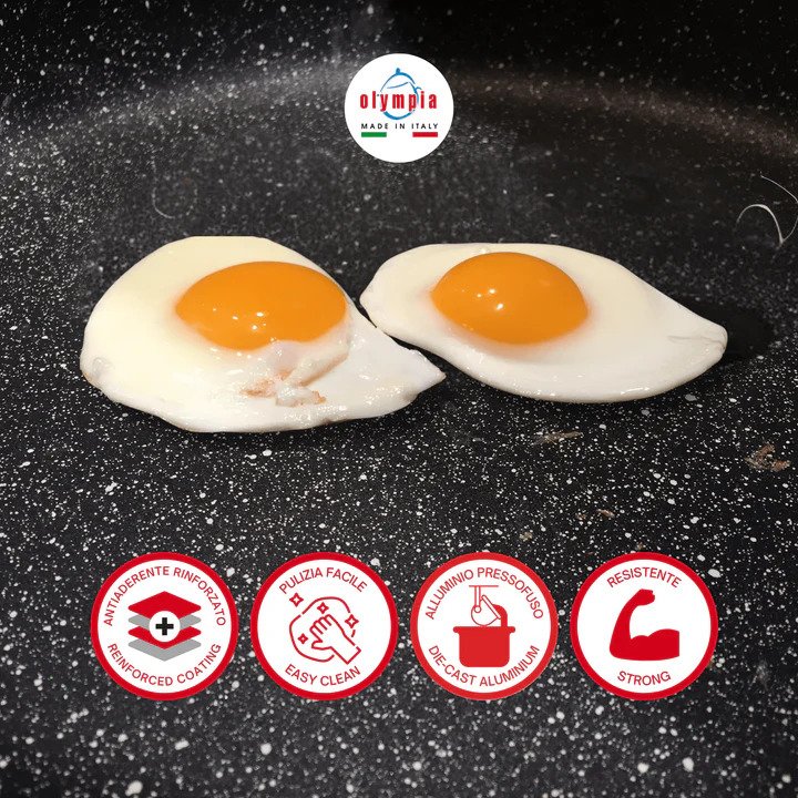 Olympia Hard Cook – Sartén de aluminio, 20cm - Imagen 6