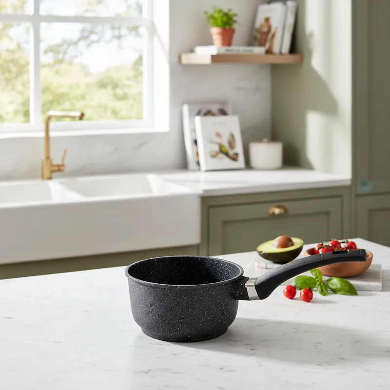 Olympia Hard Cook - Sartén redonda antiadherente de aluminio, 2L - Imagen 6