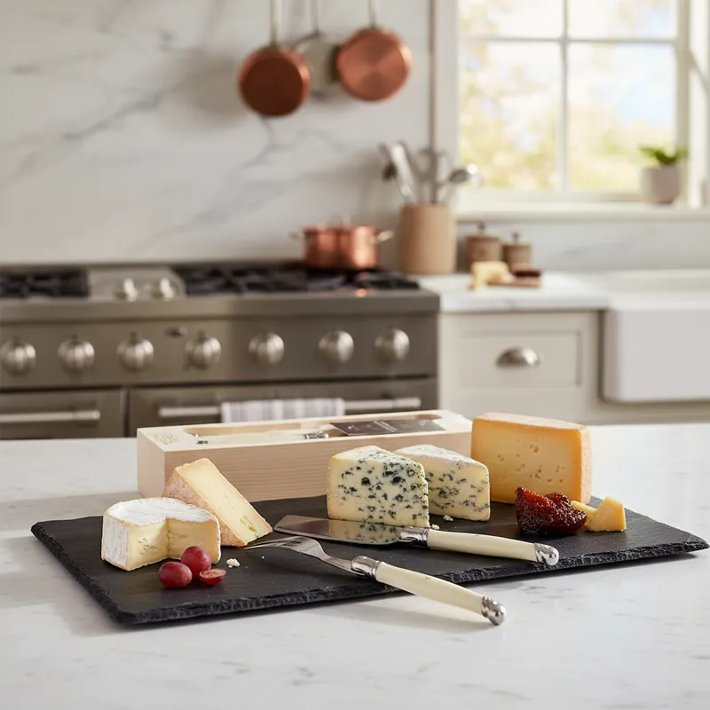 Laguiole Premium - Cortadores de queso de acero inoxidable de 2 piezas - Imagen 5