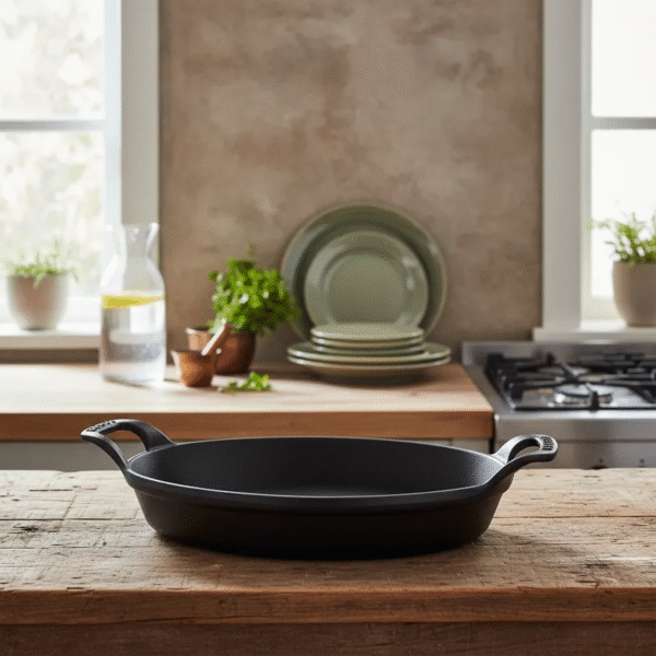 STAUB SPECIALTIES - Olla para Horno Ovalada Negra. 24 cm - Imagen 6