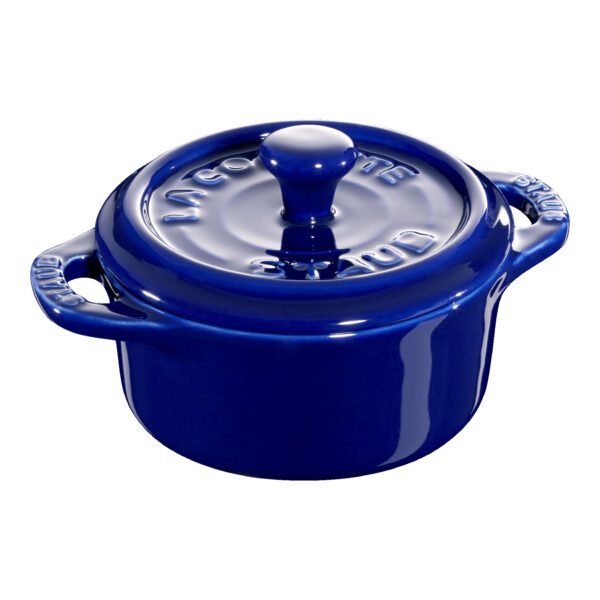 Staub - Mini Olla cocotte 10 cm, Azul oscuro