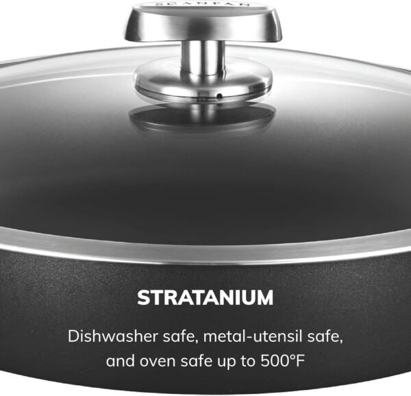 Scanpan PRO IQ - Sartén antiadherente con tapa, 3.6L - Imagen 2