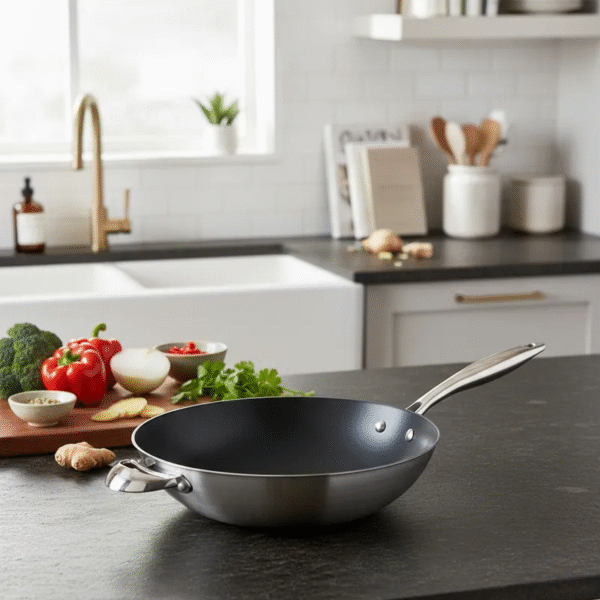 SCANPAN CTX - Wok antiadherente, 32cm - Imagen 8